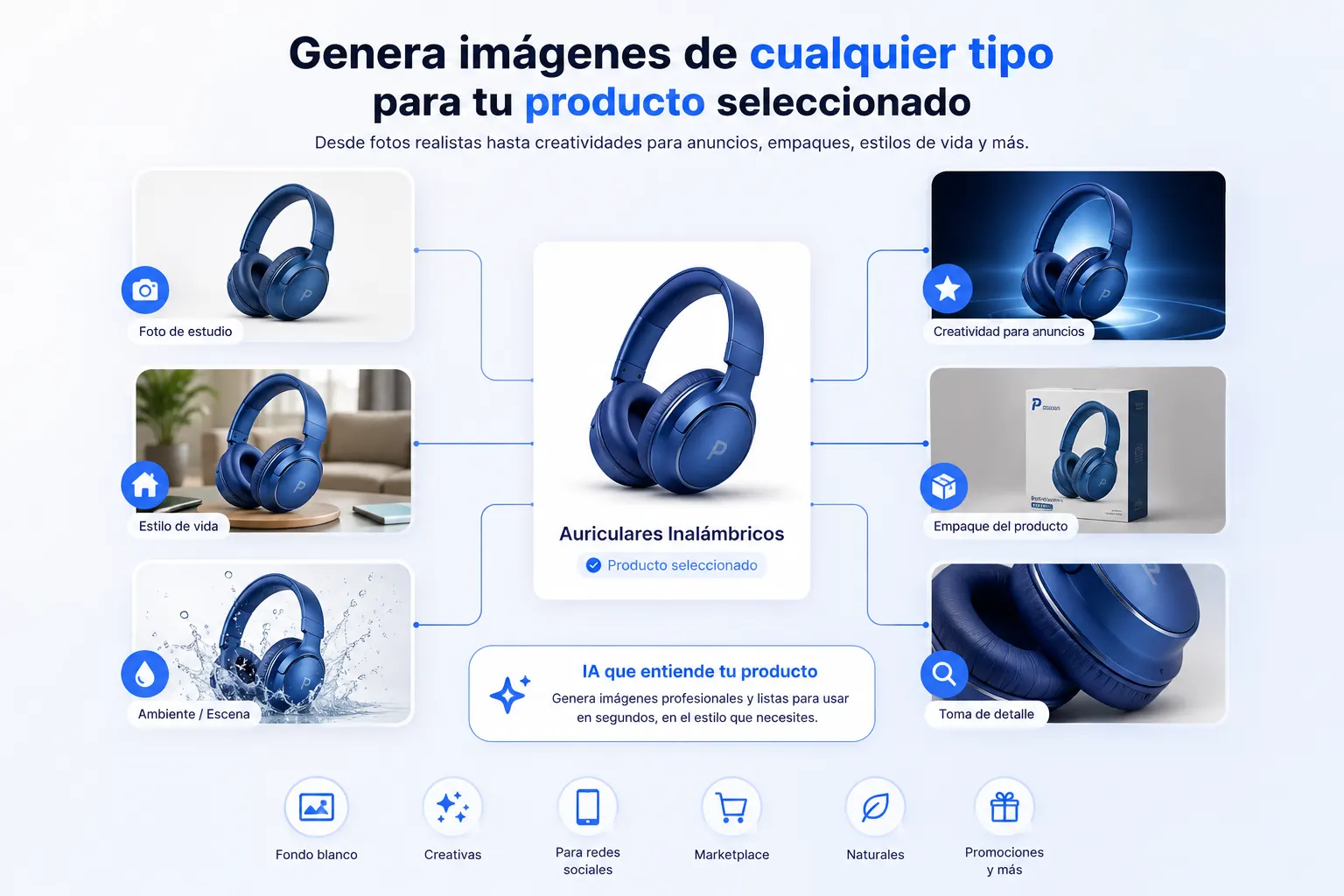 AI Product Images & AI Copywriting